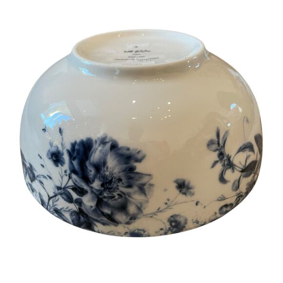 Mikasa PIPPA 
Blue & White Floral Bone China 6" Soup Bowls Set of Four New - Picture 8 of 13